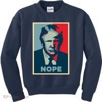 Donald Trump Nope  Kids Sweatshirt thumb 0