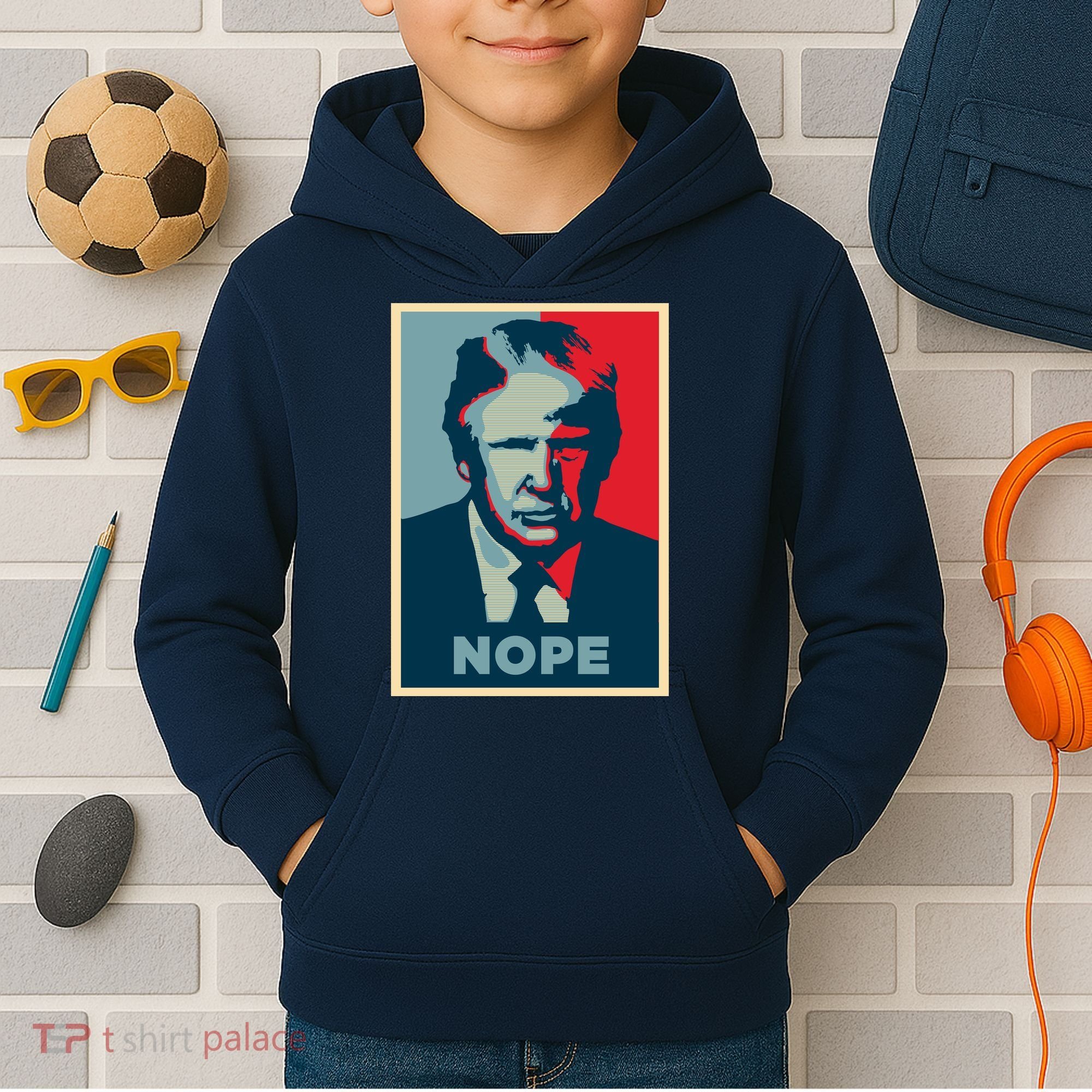 Donald Trump Nope  Kids Hoodie