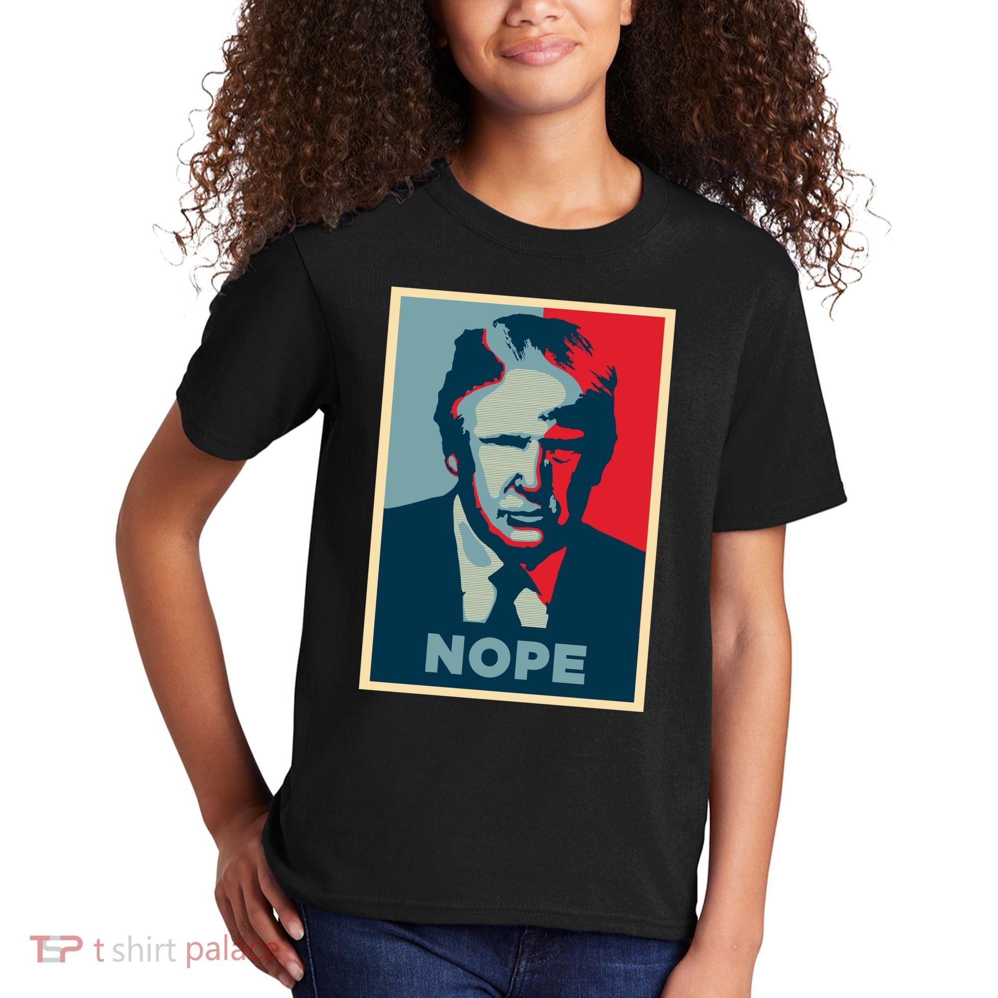 Donald Trump Nope  Kids T-Shirt