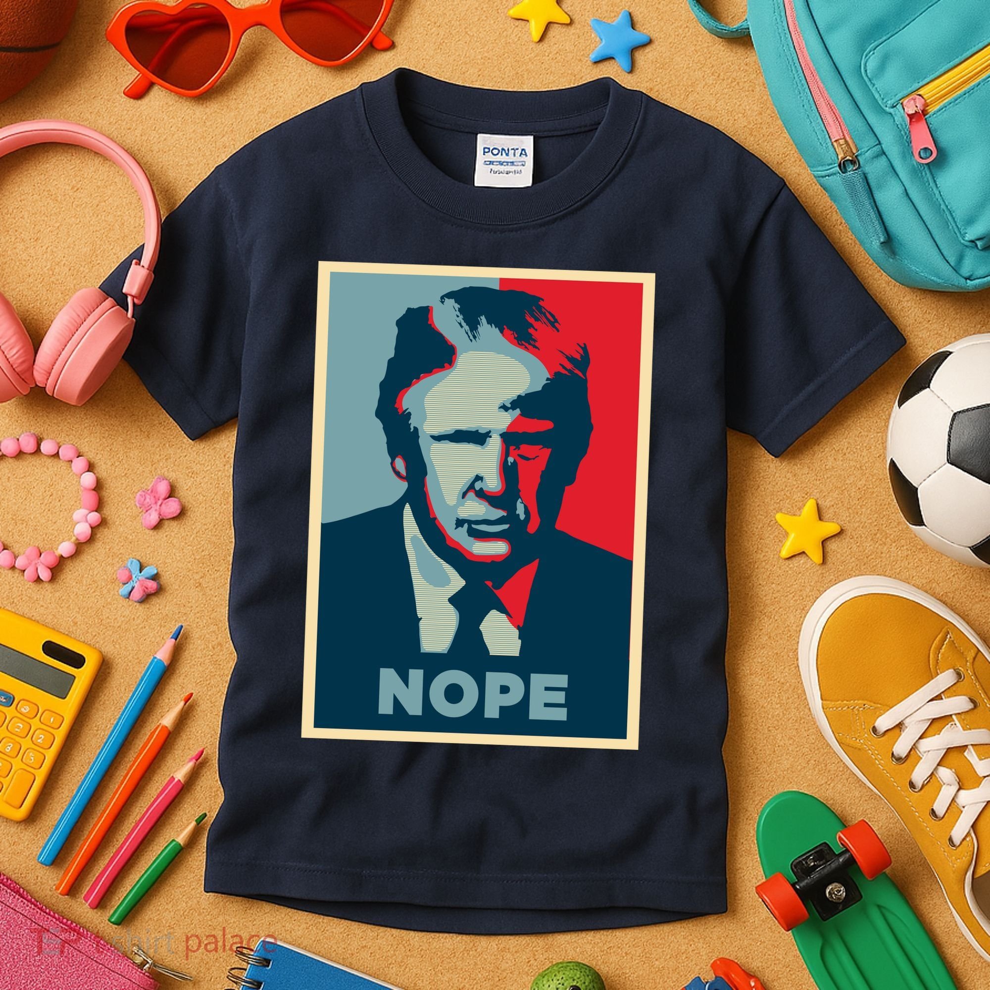 Donald Trump Nope  Kids T-Shirt