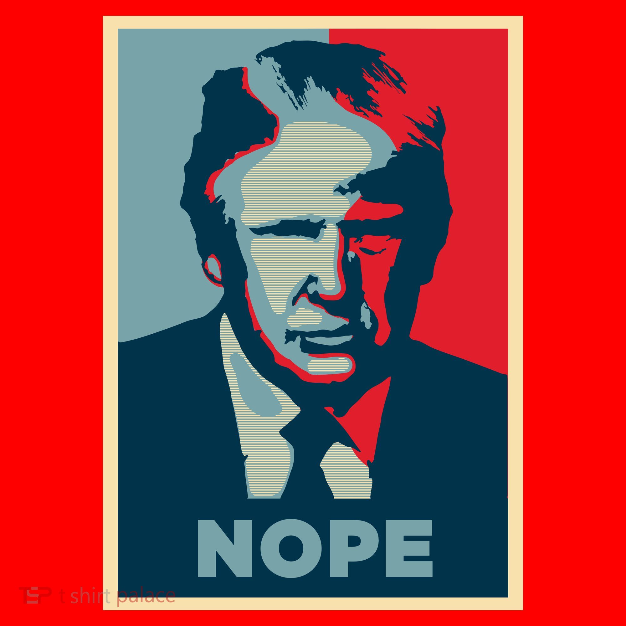 Donald Trump Nope  Santa Hat