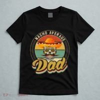 Nacho Average Dad For Mexican Nacho Loving Skull T-Shirt thumb 5
