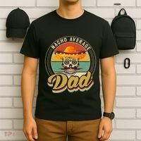Nacho Average Dad For Mexican Nacho Loving Skull T-Shirt thumb 6