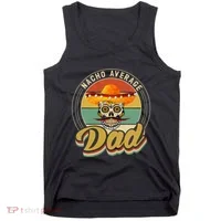 Nacho Average Dad For Mexican Nacho Loving Skull Tank Top thumb 0
