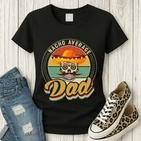 Nacho Average Dad For Mexican Nacho Loving Skull Women's T-Shirt thumb 3
