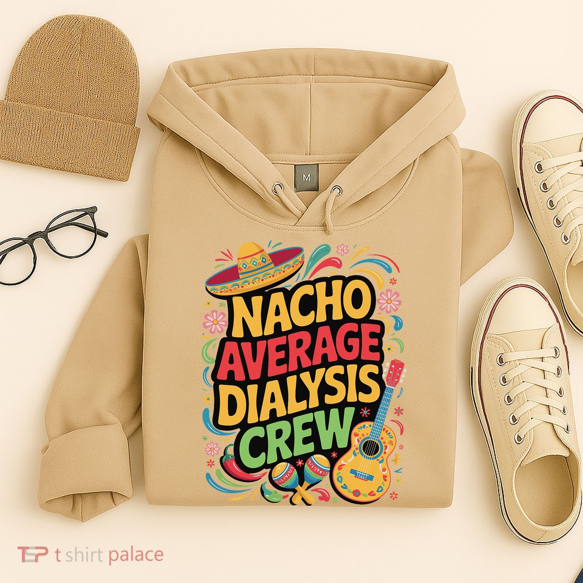 Nacho Average Dialysis Crew Hoodie