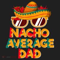 Nacho Average Dad Funny Cinco De Mayo Daddy Golf Towel thumb 3