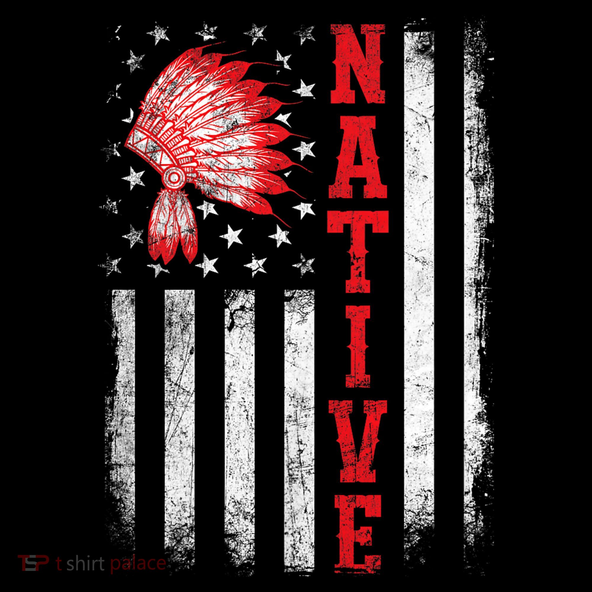 Native - American Day USA Flag Cherokee Indigenous People Coffee Mug