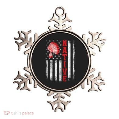Native - American Day USA Flag Cherokee Indigenous People Ornament