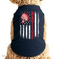 Native - American Day USA Flag Cherokee Indigenous People Doggie Tank thumb 0