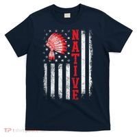 Native - American Day USA Flag Cherokee Indigenous People T-Shirt thumb 0