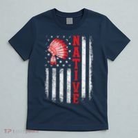 Native - American Day USA Flag Cherokee Indigenous People T-Shirt thumb 5