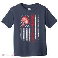 Native - American Day USA Flag Cherokee Indigenous People Toddler T-Shirt thumb 0