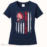 Native - American Day USA Flag Cherokee Indigenous People Women's T-Shirt thumb 0