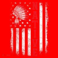 Native - American Day USA Flag Cherokee Indigenous People Santa Hat thumb 1