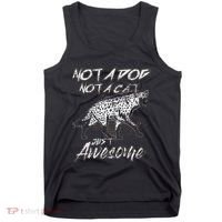 Not A Dog Not A Cat Just Awesome Hyena Tank Top thumb 0