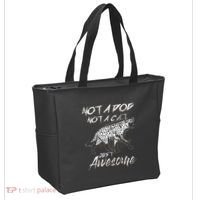 Not A Dog Not A Cat Just Awesome Hyena Tote Bag thumb 2
