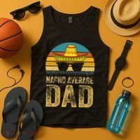 Nacho Average Dad Mexican Daddy Cinco De Mayo Fathers Day Tank Top thumb 4