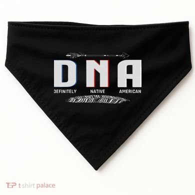 Native American Dna Native Indian Pride Indigenous USA-Made Doggie Bandana