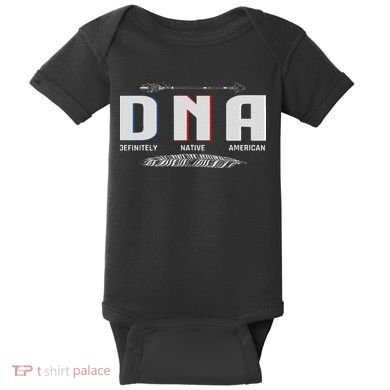 Native American Dna Native Indian Pride Indigenous Baby Bodysuit