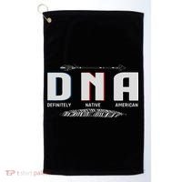 Native American Dna Native Indian Pride Indigenous Golf Towel thumb 0