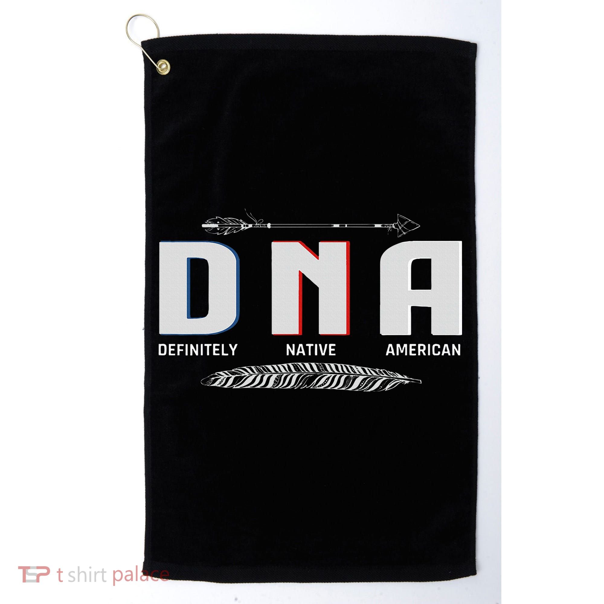 Native American Dna Native Indian Pride Indigenous Golf Towel