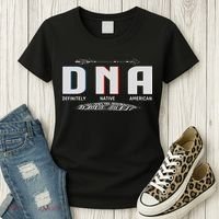 Native American Dna Native Indian Pride Indigenous Women's T-Shirt thumb 3