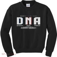 Native American Dna Native Indian Pride Indigenous Kids Sweatshirt thumb 0