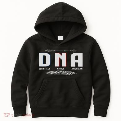 Native American Dna Native Indian Pride Indigenous Kids Hoodie
