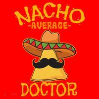 Nacho Average Doctor Physician MD Doc Surgeon Cinco De Mayo Santa Hat thumb 1
