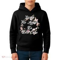 Nadie Me Ayuda En Esta Casa Funny Gift Kids Hoodie thumb 4