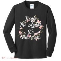 Nadie Me Ayuda En Esta Casa Funny Gift Kids Long Sleeve Shirt thumb 0