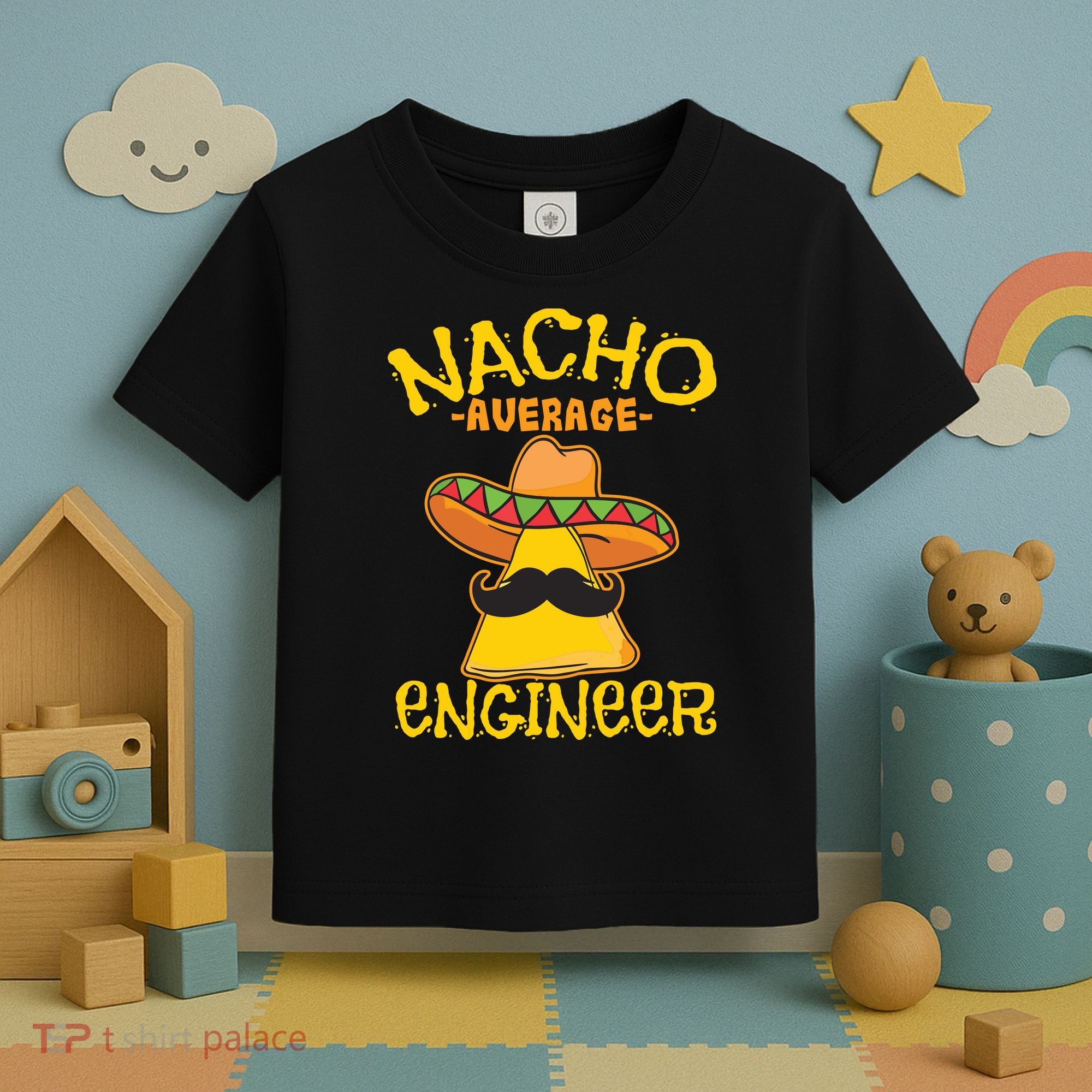 Nacho Average Engineer Engineering Professsion Cinco De Mayo Toddler T-Shirt