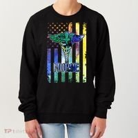 Nurse American Flag Women's Sweatshirt thumb 0