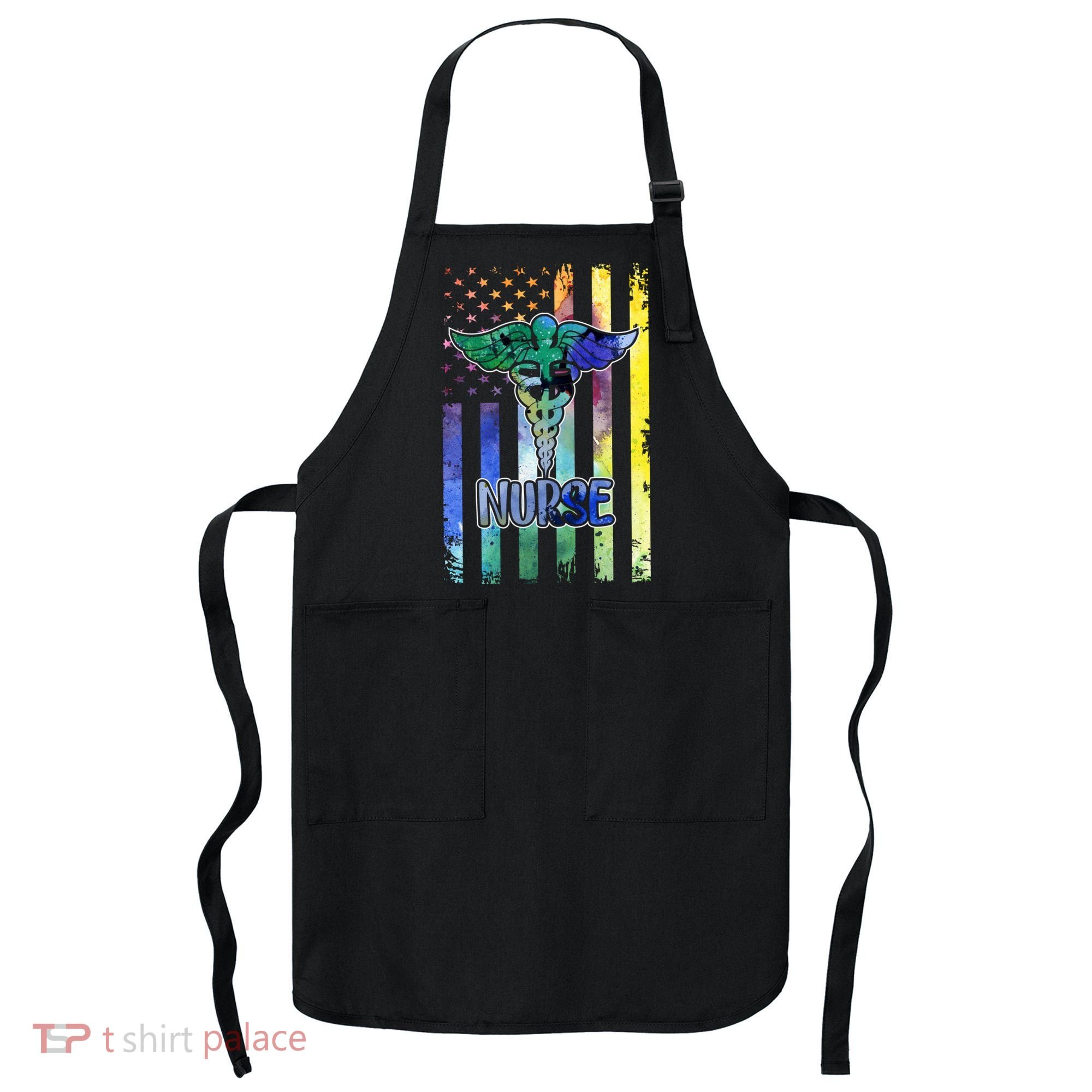 Nurse American Flag Apron