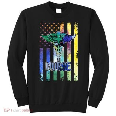 Nurse American Flag Sweatshirt