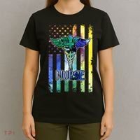 Nurse American Flag T-Shirt thumb 4