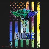 Nurse American Flag Backpack thumb 2