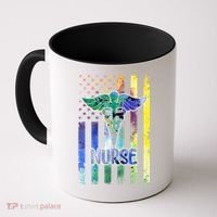 Nurse American Flag Coffee Mug thumb 0
