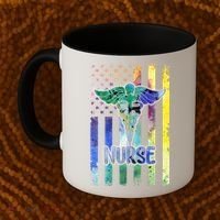 Nurse American Flag Coffee Mug thumb 2