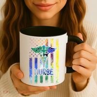 Nurse American Flag Coffee Mug thumb 3