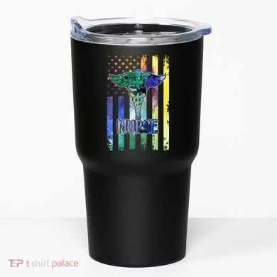 Nurse American Flag Tumbler
