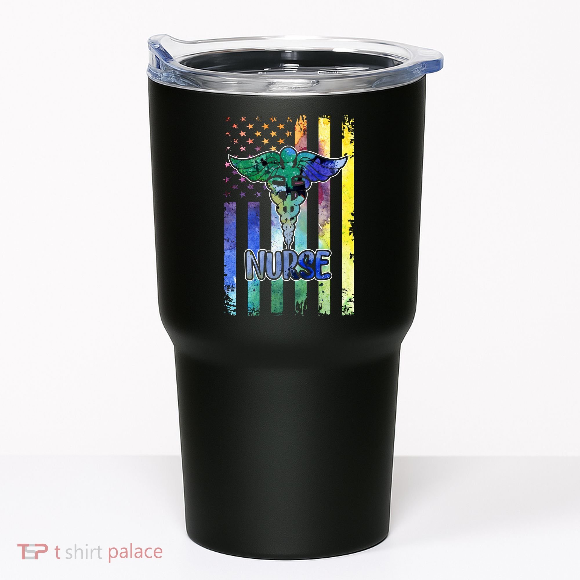 Nurse American Flag Tumbler