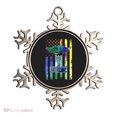 Nurse American Flag Ornament