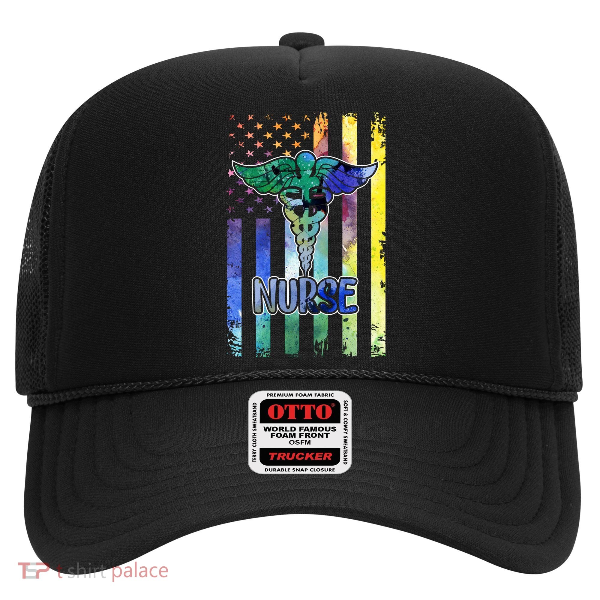 Nurse American Flag Hat