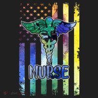 Nurse American Flag Hat thumb 2