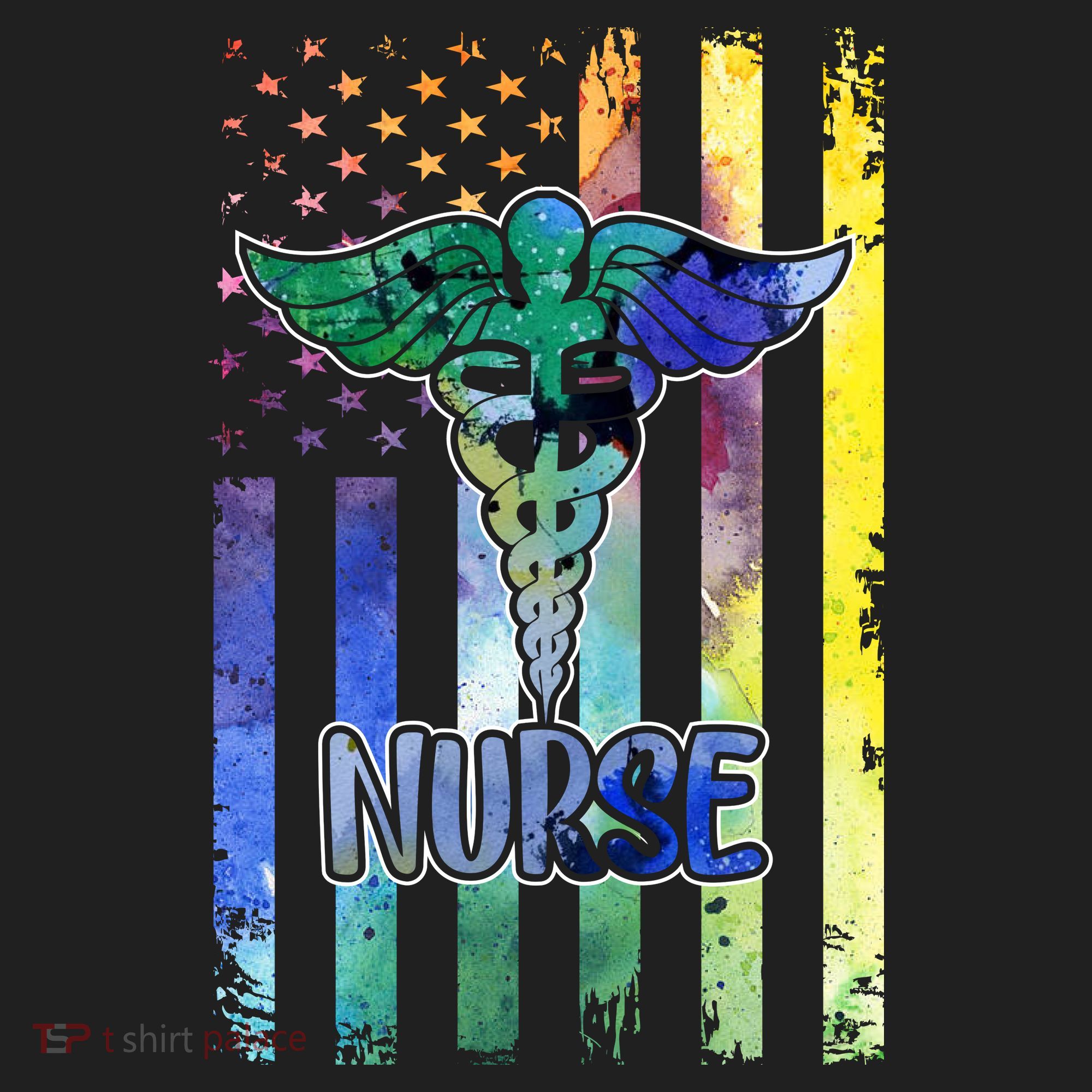 Nurse American Flag Hat