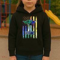 Nurse American Flag Kids Hoodie thumb 3