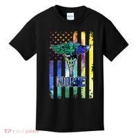 Nurse American Flag Kids T-Shirt thumb 0