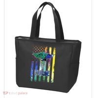 Nurse American Flag Tote Bag thumb 3
